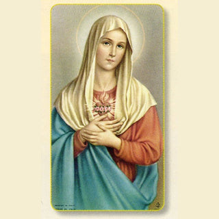 Immaculate Heart Of Mary Holy Card - 100-Pack