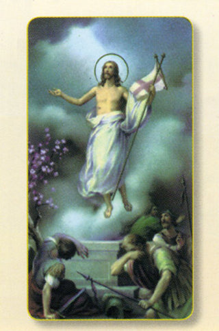 Easter Resurrection Holy Card - 100-Pack