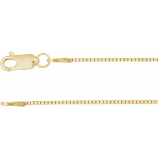 7 Inch Box Bracelet 14K Yellow Gold Ch619 287914 P