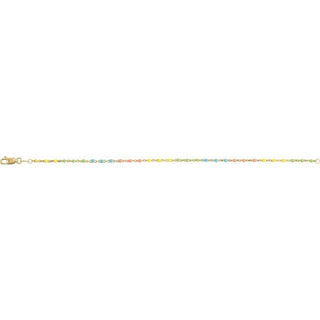 1.7 mm Enamel Bead Cable Chain