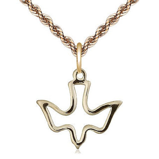 14kt Gold Filled Holy Spirit Medal Religious Jewelry