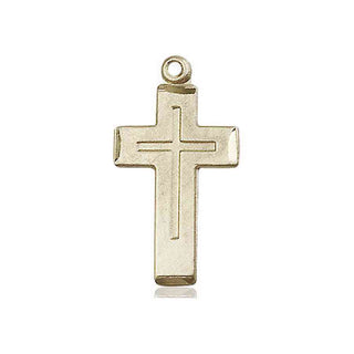 14kt Gold Cross Medal
