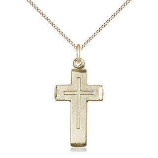 14kt Gold Cross Medal