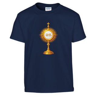 IHS Monstrance Eucharist Kids T-Shirt - view 10