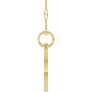 14K Yellow Faith Over Fear Disc 18" Necklace