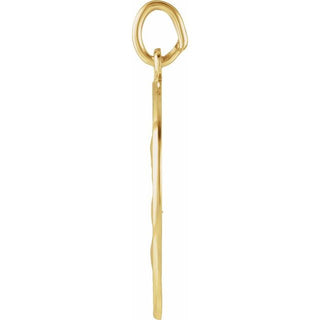 14K Yellow 18 mm Round St. Joseph Medal  