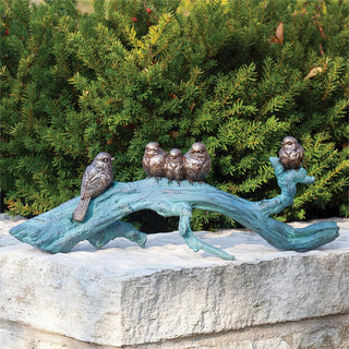 22.25-Inch Bird On Branch Figure
