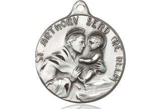 Sterling Silver Saint Anthony Medal Catholic Jewelry