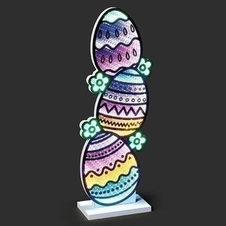18-Inch Led Easter Egg Trio Table Decor:Eternity Light