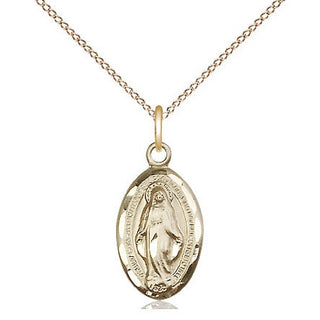 14kt Gold Miraculous Medal