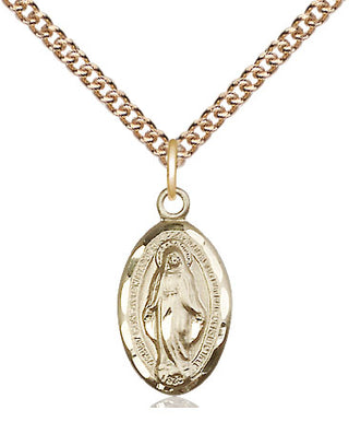 14kt Gold Miraculous Medal