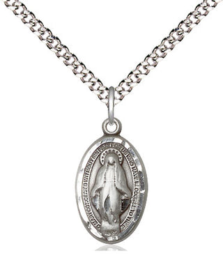 Sterling Silver Miraculous Medal Religious Jewelry