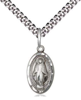Sterling Silver Miraculous Medal Religious Jewelry