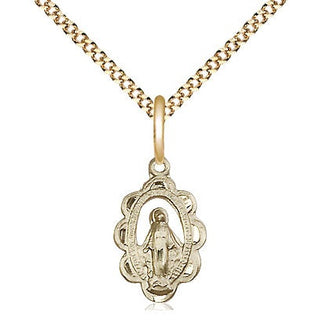 14kt Gold Filled Miraculous Medal Religious and Catholic Jewelry