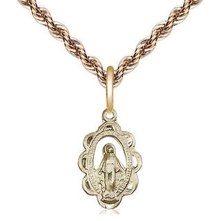 14kt Gold Filled Miraculous Medal Religious and Catholic Jewelry