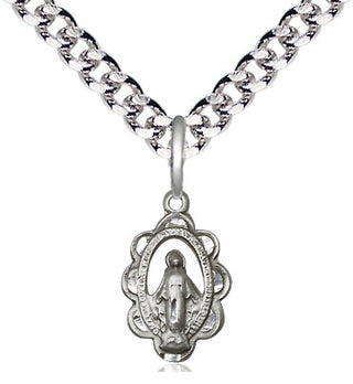 Pewter Miraculous Medal Religious and Catholic Jewelry