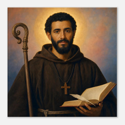 St. Adrian of Canterbury - Devotional Canvas