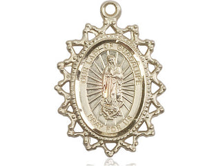 14kt Gold Our Lady of Guadalupe Medal