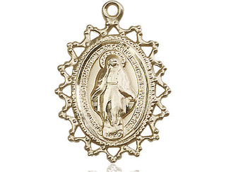 14kt Gold Miraculous Medal