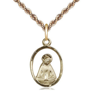 14kt Gold Madonna Medal