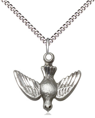 Pewter Holy Spirit Medal Religious Jewelry