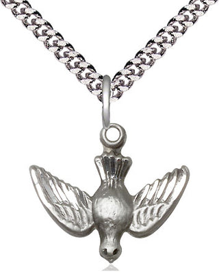 Pewter Holy Spirit Medal Religious Jewelry