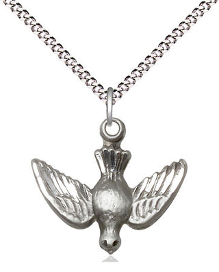 Sterling Silver Holy Spirit Medal Religious Jewelry