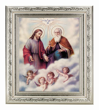 The Trinity Ornate Silver Frame 10" X 12"