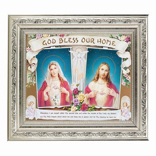 House Blessing Shj-Ihm Ornate Silver Frame 10" X 12"
