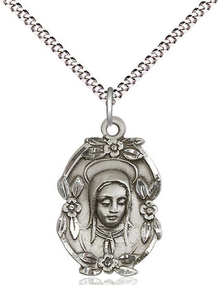 Sterling Silver Madonna Medal Religious Jewelry