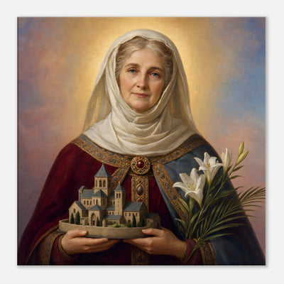 St. Waldetrudis - Devotional Canvas