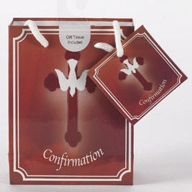 Small Confirmation Gift Bag with Gift Tissue