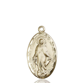 14kt Gold Miraculous Medal