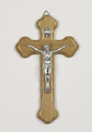 8 inch Olive Wood Crucifix Boxed