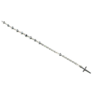 Silver-tone bracelet with Lobster Claw Clasp Silver-tone Links 4-pack