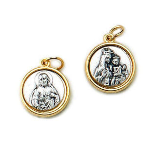 Double-sided, Two-tone Medals - Scapular Medal 25-pack