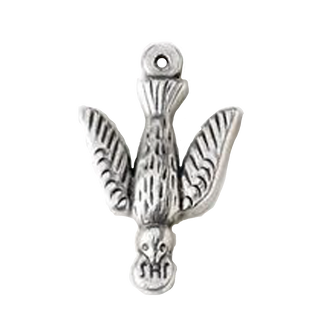 Bulk Silver Tone Confirmation Dove Medals