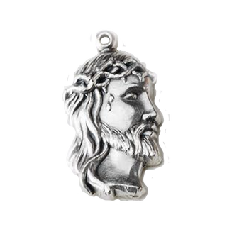 Bulk Jesus Head with Crown of Thorns Medals
