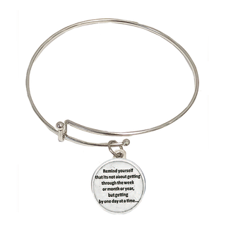 4-Pack - One Day At a Time Bangle Bracelet