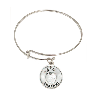 4-pack - Teacher Bangle Bracelet