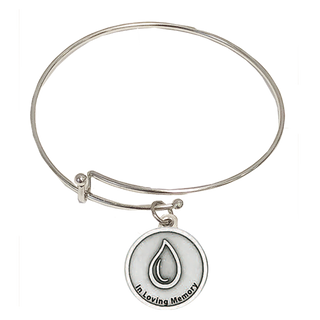 4-pack - In Loving Memory Bangle Bracelet