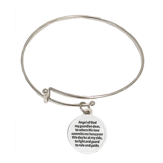 4-Pack - Guardian Angel Bangle Bracelet
