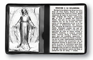Our Lady Of Grace Metal PlaqueIn Case Spanish 10-Pack
