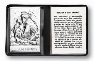 St Anthony Plaque In Folder Spanish 10-Pack