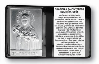 St. Therese PlaqueIn Folder Spanish 10-Pack