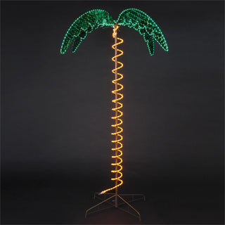7'H Ropelight Palm Tree Indoor/Outdoor