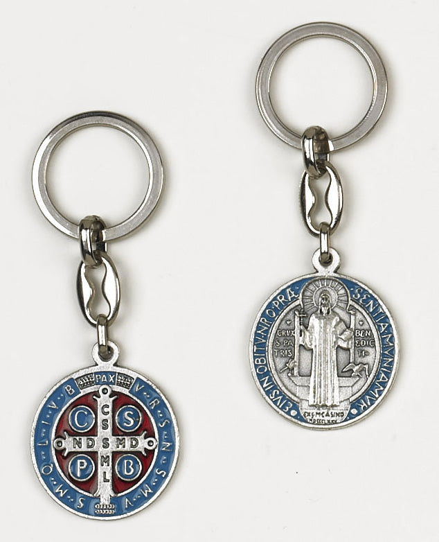 Saint Benedict Enamel Key Ring 6-Pack – CatholicShop.com