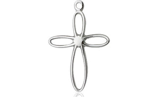 Pewter Loop Cross Medal