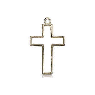 14kt Gold Filled Cross Medal