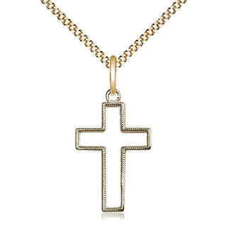 14kt Gold Filled Cross Medal Religious Jewelry